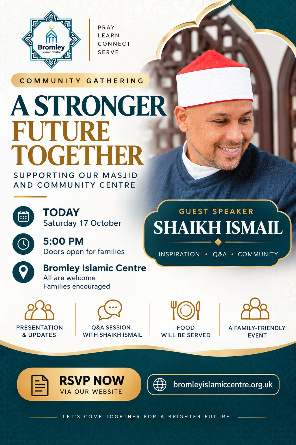 Guest speaker Shaikh Ismail